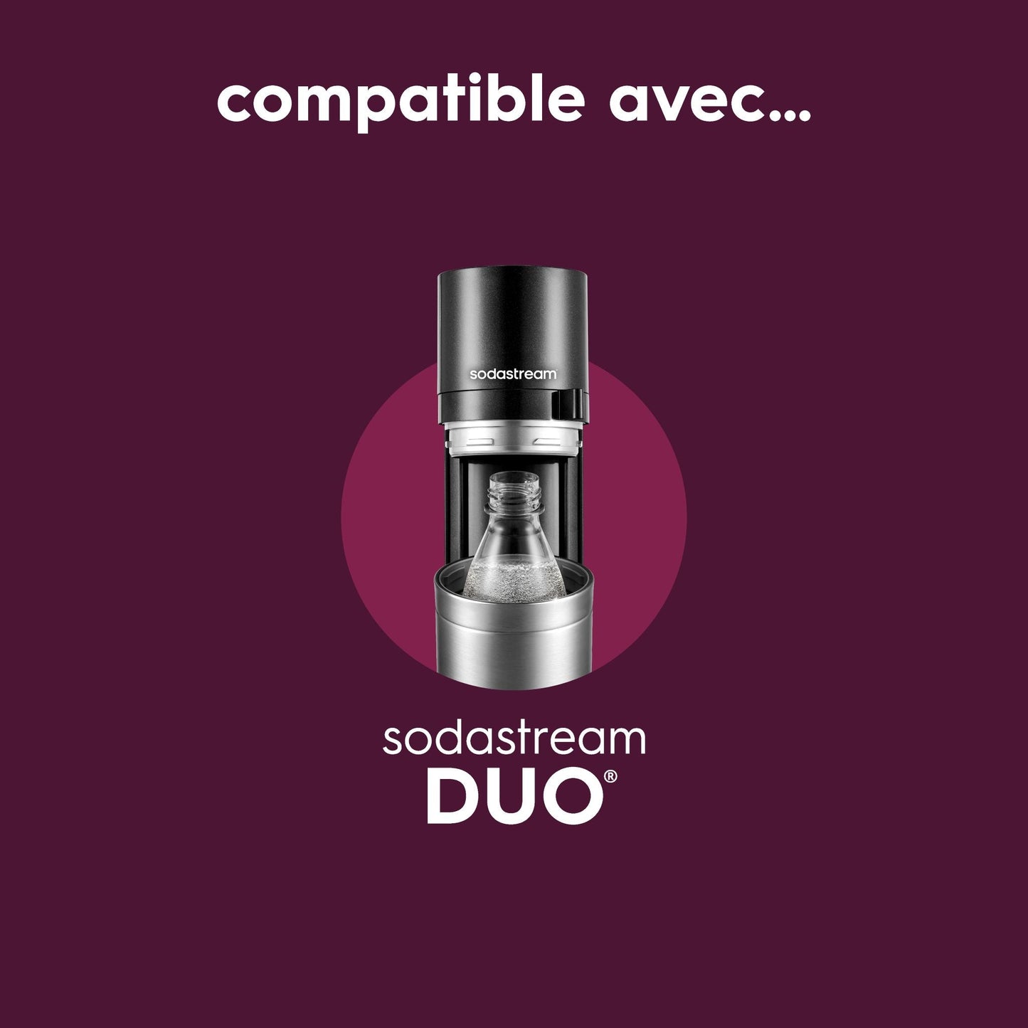 Carafe en verre DUO 1L