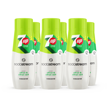 6-Pack Sirop 7up Zéro Sucres 440ml