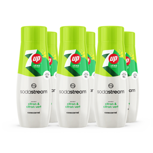 6-Pack Sirop 7up Zéro Sucres 440ml
