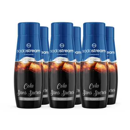 6-Pack Sirop Cola Sans Sucres 440ml