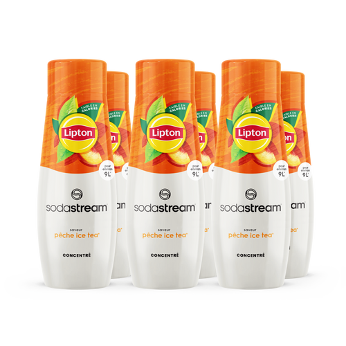 6-Pack Sirop Lipton Ice Tea Pêche 440ml