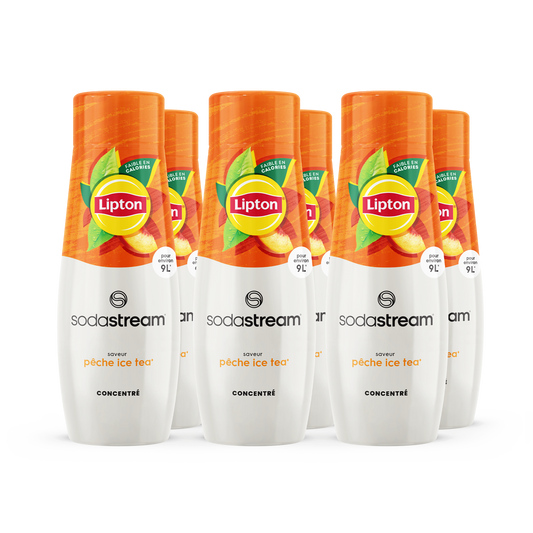 6-Pack Sirop Lipton Ice Tea Pêche 440ml