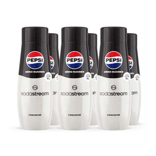 6-Pack Sirop Pepsi Zéro Sucres 440ml