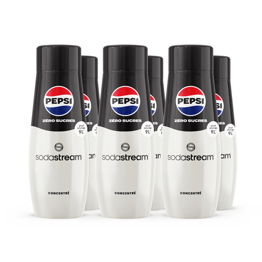 6-Pack Sirop Pepsi Zéro Sucres 440ml