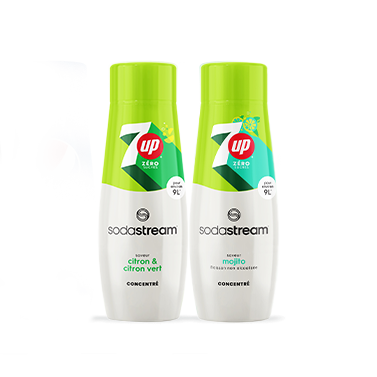 DUO Sirop 7up Zéro Sucres