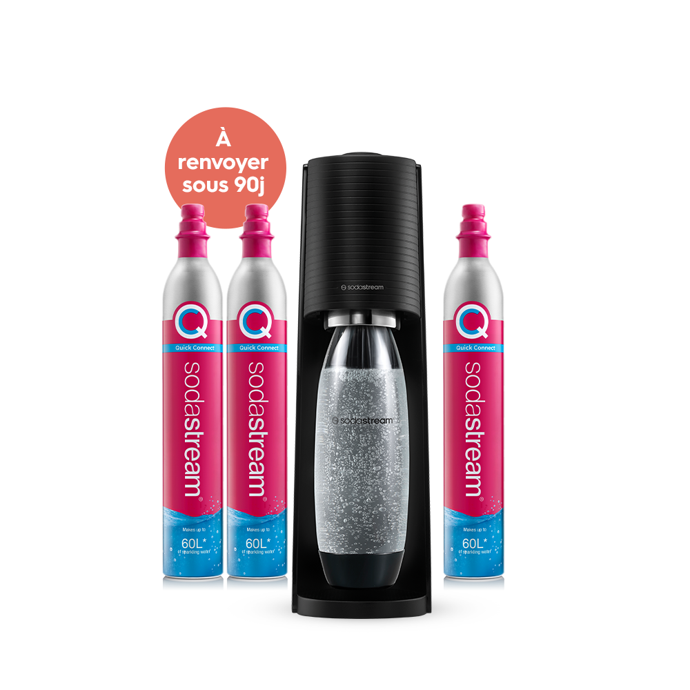 sodastream terra Pack expert 90 jours noir