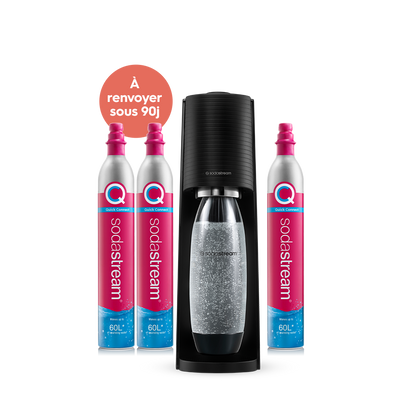 sodastream terra Pack expert 90 jours noir