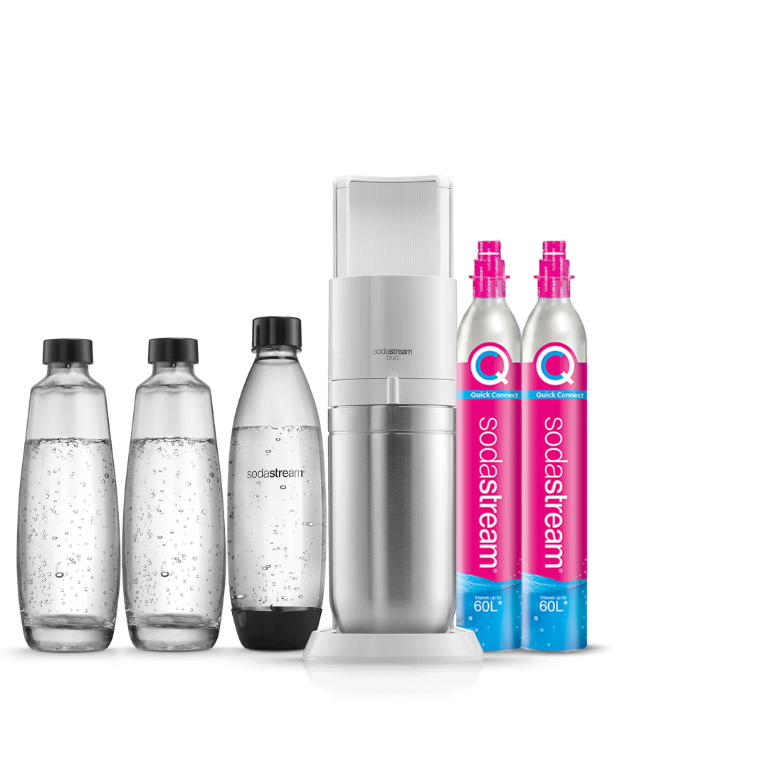 sodastream duo blanche Machine à eau Gazeuse pack maxi