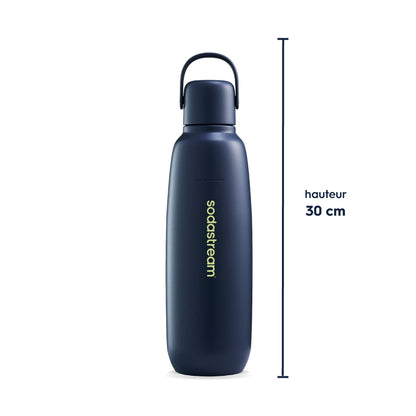 Gourde isotherme 0,9L fizz&go Cool bleue